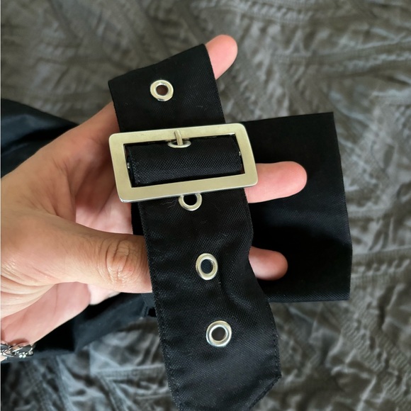 BEDO XL Black Trench Coat Jacket (Rain, Wind, Fall) 55 Cotton, 45 Nylon, New - Picture 5 of 7